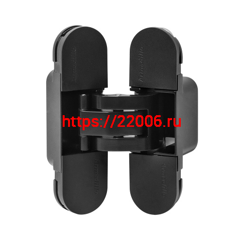 Петля Armadillo (Армадилло) скрытой установки U3D2000.TG BL черный Петля Armadillo (Армадилло) скрытой установки U3D2000.TG BL черный