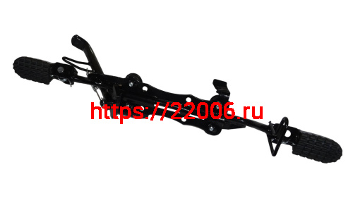 Подножка водителя центральная XTRAIL в сборе с подставкой боковой (F11-6)