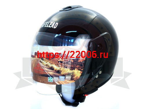 Шлем открытый "Safelead" HF-217"колобки  deep синий, красный черный, размер L