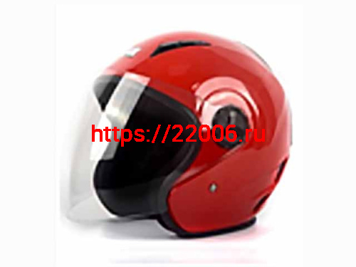 Мотошлем VIRTUE MD-207 открытый красный (S)