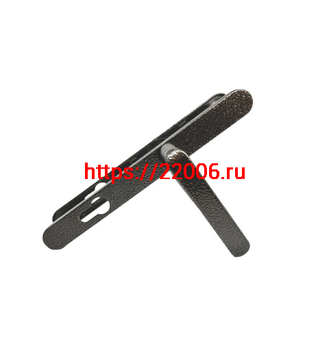 Ручка дверная Absolyute (Абсолют) на планке РФ1-85А/25 (85 мм) медь антик