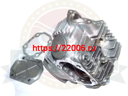 Головка цилиндра "Альфа, Zodiak" в сборе 50 мм (100 см3) (клапана, распр., коромысло и т.д.) фото 2 Головка цилиндра "Альфа, Zodiak" в сборе 50 мм (100 см3) (клапана, распр., коромысло и т.д.) фото 2