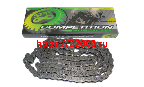 Цепь (428) SFR -100 зв. приводная Альфа, Нитро, "Monster" Задиаки-Futong (НАБОР) Цепь (428) SFR -100 зв. приводная Альфа, Нитро, "Monster" Задиаки-Futong (НАБОР)
