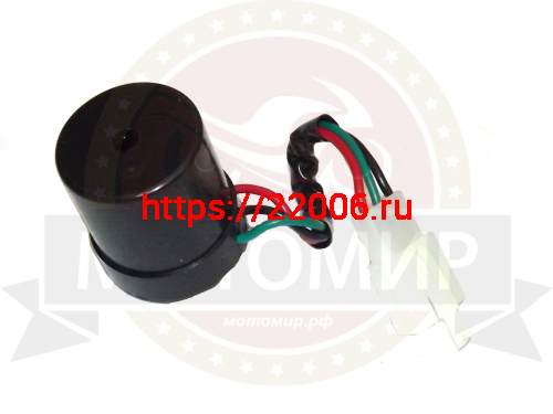 Реле поворотов 3 конт. штекер, 4 х такт скутер SLASH, 139QMB-157QMJ, провод., звуковое (НАБОР)