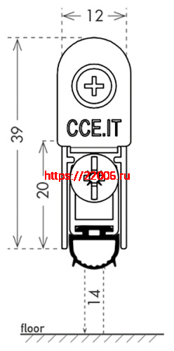 Автоматический Armadillo (Армадилло) порог EASY TREND SQ cod. ASTDSQ, B4/930 фото 2 Автоматический Armadillo (Армадилло) порог EASY TREND SQ cod. ASTDSQ, B4/930 фото 2