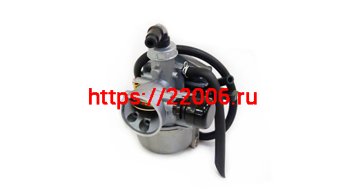 Карбюратор PZ19 Atomik LMATV-110G пластмассовый флажок справа (d19, D32) (НАБОР)