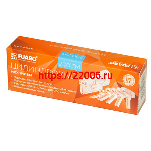 Цилиндровый Fuaro (Фуаро) механизм (200 ZM/100) 2000ZMKnob100(50+10+40) CP хром 5Key с вертушкой фото 2 Цилиндровый Fuaro (Фуаро) механизм (200 ZM/100) 2000ZMKnob100(50+10+40) CP хром 5Key с вертушкой фото 2