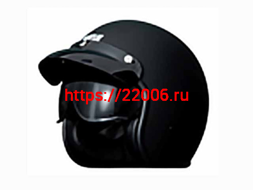 Мотошлем VIRTUE MD-211 открытый с козырьком и визором черный матовый (M) Мотошлем VIRTUE MD-211 открытый с козырьком и визором черный матовый (M)