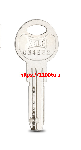 Цилиндровый механизм Kale kilit (Кале килит) с вертушкой 164 OBS SCE/100 (45+10+45) mm никель 5 кл. new фото 2