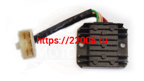 Реле регулятор с проводом 5 конт. большая колодка (штырь) 3х фазный АТВ, Снегоход, Трицикл,Линхай400 Реле регулятор с проводом 5 конт. большая колодка (штырь) 3х фазный АТВ, Снегоход, Трицикл,Линхай400