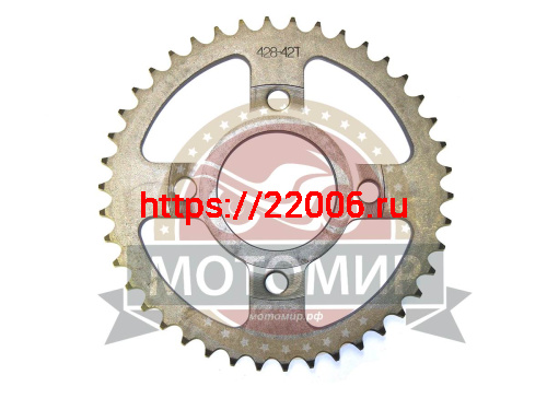 Венец (Z42) 428 (d58mm - 4 x 63mm) CG/CB HUNTER на колесо, Старого обр. Венец (Z42) 428 (d58mm - 4 x 63mm) CG/CB HUNTER на колесо, Старого обр.