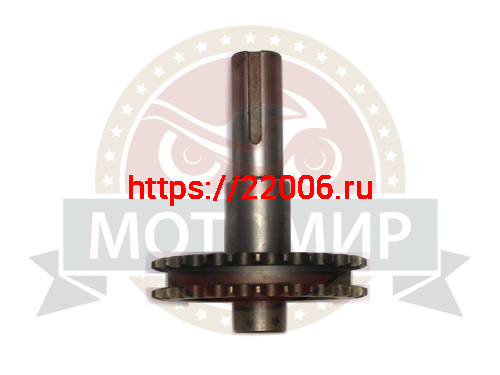 Вал отбора мощности МБ-2М с звездой 2х рядной 5-19 фото 2