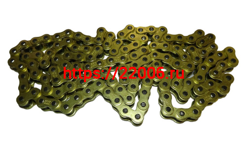 Цепь SFR (428H) SFR -130 зв. приводная усиленная, цв.ЗОЛОТО фото 2 Цепь SFR (428H) SFR -130 зв. приводная усиленная, цв.ЗОЛОТО фото 2