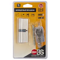 Цилиндровый Kale kilit (Кале килит) механизм 164 OBS SNE/105 (40+10+55) mm никель 5 кл.