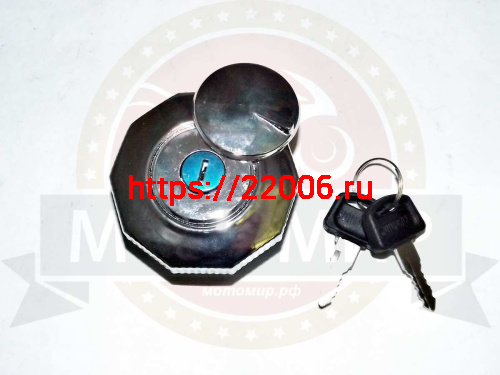 Крышка бензобака FLASH (Граненыч) хром (НАБОР) фото 2