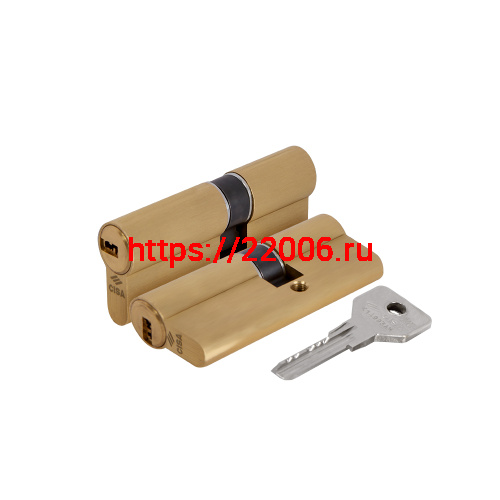 Цилиндровый Cisa (Чиза) механизм ASIX OE300-19.00 (80 мм/30+10+40), ЛАТУНЬ