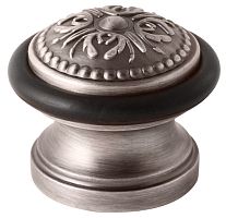 Упор Fuaro (Фуаро) дверной напольный STOPPER/SM01 (DS SM01) AS-3 античное серебро