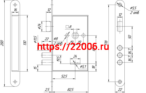 Замок Mettem (Меттэм) врезной сувальдный с защёлкой ЗВ9 902.0.0, 5 кл. фото 2 Замок Mettem (Меттэм) врезной сувальдный с защёлкой ЗВ9 902.0.0, 5 кл. фото 2