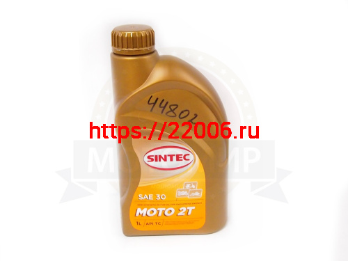 Масло SINTEC 2T МOTO SAE 30 минеральное -1литр. (801950)