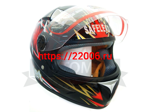 Шлем интеграл "Safelead" HF-909 Детский, рисунок E07, размер L (16 шт. в уп.) фото 2