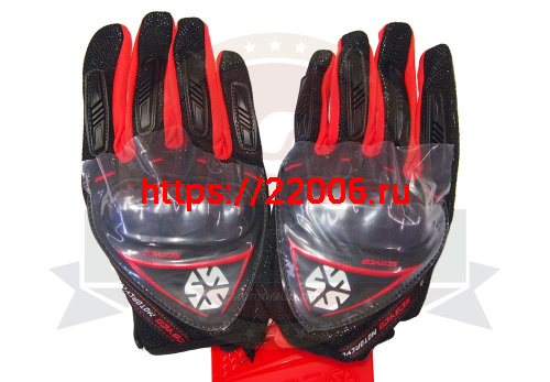 Перчатки SCOYCO (оригинал) МС-44, красные, р-р L