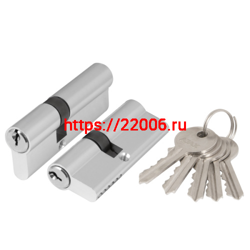 Цилиндровый Ajax (Аякс) механизм (AX100/80) AX1000Key80 (30+10+40) CP хром