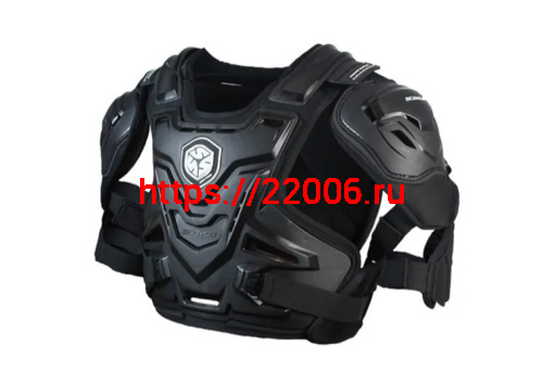 Защита тела мото SCOYCO AM07, черная, р-р XL