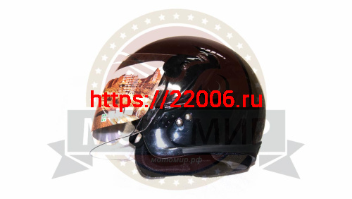 Шлем открытый "Safelead" HF-217"колобки с доп. стеклом" deep синий, красный черный, размер XL фото 3