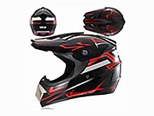 Мотошлем VIRTUE MD-905 Кросс черно-красный №2 (M)