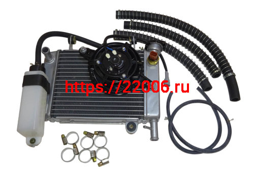 Радиатор охлаждения NC250 Zongshen ZS 177MM в сборе