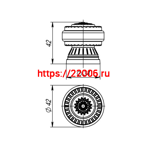 Упор Armadillo (Армадилло) дверной DH062 CL/GOLD-24 Золото 24К фото 2