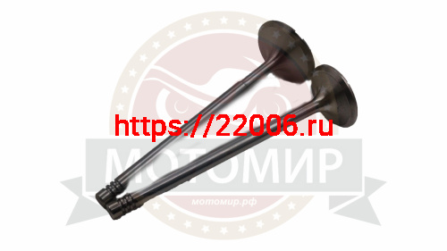 Клапан впускной/выпускной СG250 167FMM (CGB250) ADVENTURE250 (22020027+22020028) (НАБОР) Клапан впускной/выпускной СG250 167FMM (CGB250) ADVENTURE250 (22020027+22020028) (НАБОР)