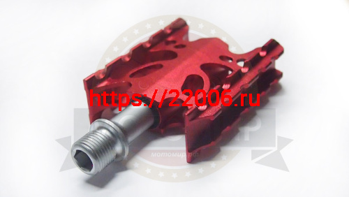 Педали Вело алюминий, красные HX-V29 фото 2