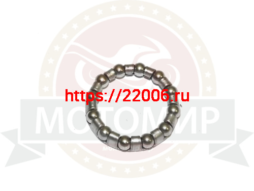 Подшипник вело задней втулки, 12 шариков 15/64" (6мм), D- 39.5мм, 876907 Подшипник вело задней втулки, 12 шариков 15/64" (6мм), D- 39.5мм, 876907