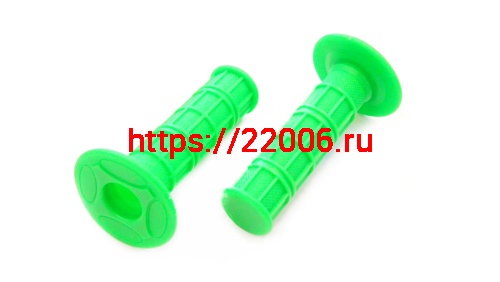 Грипсы цветные 22/24мм Зеленые (L/R) Грипсы цветные 22/24мм Зеленые (L/R)