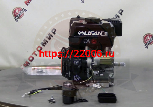 Двигатель LIFAN  8.5 л.с. KP230 (вых. вал d20 мм) ЭЛ.СТАРТЕР, с катушкой освещения 12В 7А 84Вт фото 4