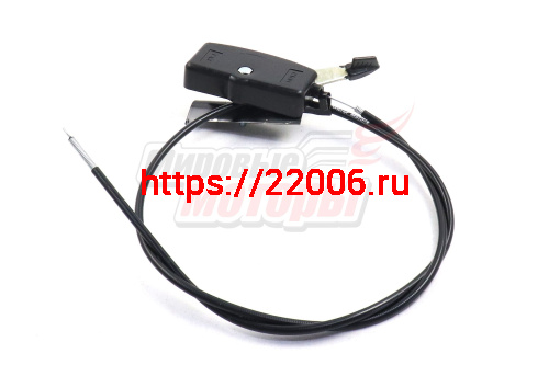 Трос газа МБ, МК в сборе с ручкой универсальй (Каскад) Трос газа МБ, МК в сборе с ручкой универсальй (Каскад)