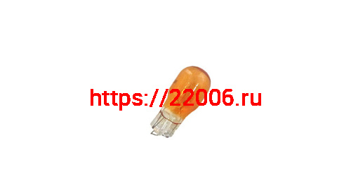 Лампа поворота Т13 12V 10W без цоколя желтая CN Лампа поворота Т13 12V 10W без цоколя желтая CN