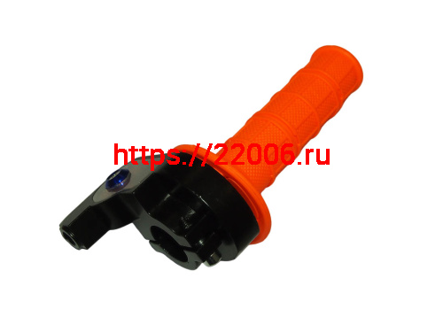 Ручка руля правая (газа) TTR 50-250 в сборе (с резинкой) короткоходая с корпусом + ручка лев (38386) фото 4 Ручка руля правая (газа) TTR 50-250 в сборе (с резинкой) короткоходая с корпусом + ручка лев (38386) фото 4