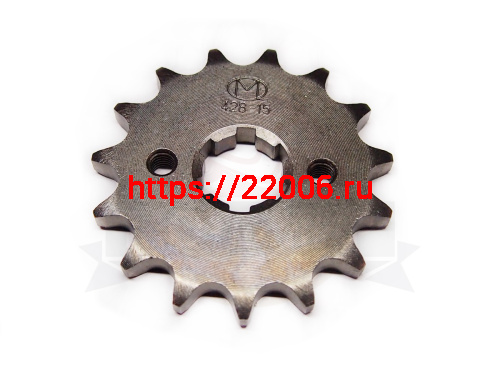 Звезда 15 зуб. (428) (d18-20; 2х34) цепи, ведущая Zongshen ZS 170MM-2 CG/CB250 см3 (100103810) Звезда 15 зуб. (428) (d18-20; 2х34) цепи, ведущая Zongshen ZS 170MM-2 CG/CB250 см3 (100103810)